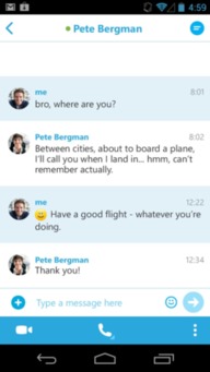 skype推送,无缝连接