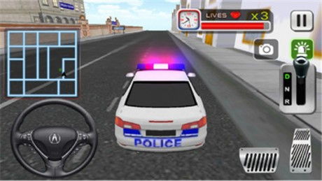 3d警车游戏,3D警车游戏的惊险之旅