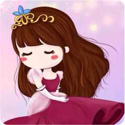 粉粉女生卡通主题锁屏 